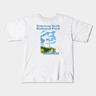 Gateway Arch National Park, Missouri Kids T-Shirt